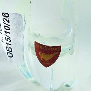 Florero Orrefors de Cristal Hialino - 7 cm - imagen 4