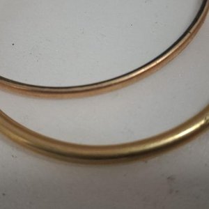 Dos Esclavas Enchapadas Doradas - imagen 4