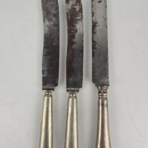 Set de 3 Cuchillos de Mesa Alemanes con Marcas de Fábrica - imagen 2