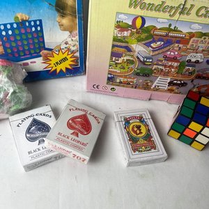 Juego de Mesa 4 en Línea, Puzzle, Cubo Rubik y Naipes - imagen 4