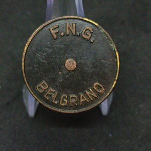 Pin Antiguo Ferrocarril General Belgrano - Bronce - imagen 2