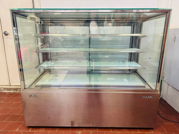 Vitrina Rectilínea Refrigerada Berjaya de 4 Caras - 148x70x129cm