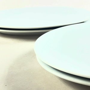 Juego de 4 Fuentes Ovales Blancas Selecta Porcelain 30 cm - imagen 3