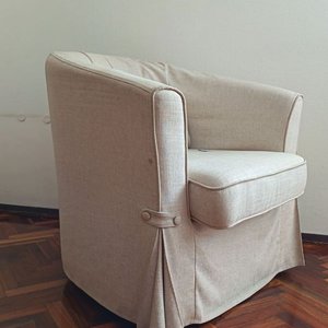 Sillón Individual Estilo Contemporáneo con Cojín Suelto - imagen 2