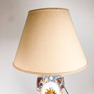 Lámpara de Loza Antigua con Decoración Floral y Asas - imagen 5