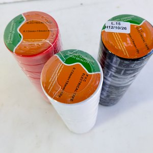 3 Rollos de Cinta Aisladora Eléctrica PVC - imagen 2