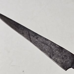 Cuchillo de Acero al Carbono con Mango de Platería Criolla - imagen 3