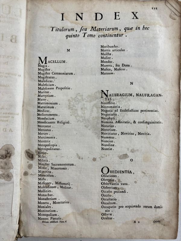 Biblioteca pronta de Lucio Ferraris, obra de derecho canónico y teología - imagen 3