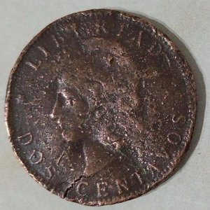Moneda Antigua 2 Centavos República Argentina 1894 "Patacón" Cobre - imagen 2