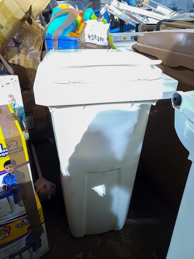 Contenedor de Residuos Blanco 120 Litros