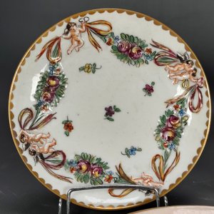 Seis Platitos de Porcelana: Cáscara de Huevo, Limoges, Napoleón y Estilo Oriental - imagen 4