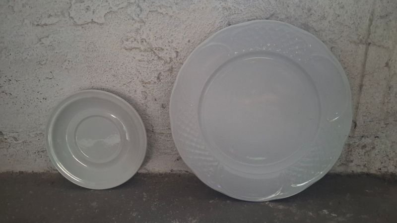 Lote de loza blanca de calidad - imagen 3