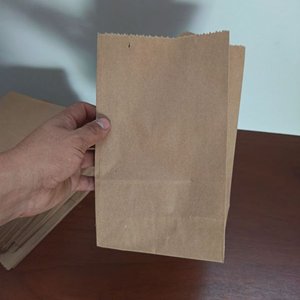 Lote de Bolsas de Papel Kraft Marrones Nuevas Tamaño Medio - imagen 3