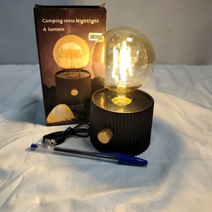Lámpara LED Recargable Vintage con Dimmer, Nueva en Caja - imagen 3