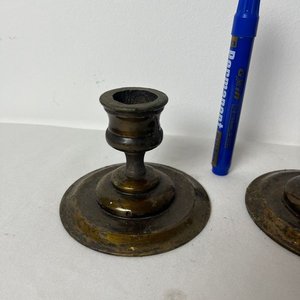 Par de Veladores de Bronce Macizo - imagen 3