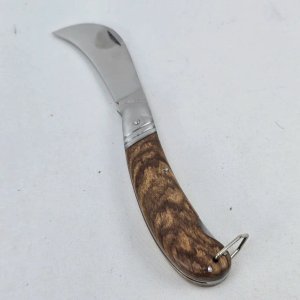 Navaja Plegable con Mango de Madera y Aro Metálico - imagen 2