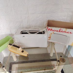 Tostadora Moulinex Blanca y Cuchillo Eléctrico Amarillo - imagen 3