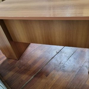 Escritorio Madera con Cajón y Bandeja Deslizable - imagen 4