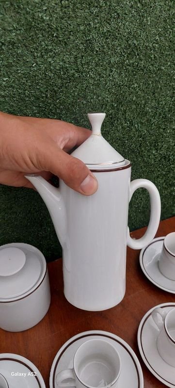 Juego de té blanco en porcelana - imagen 6