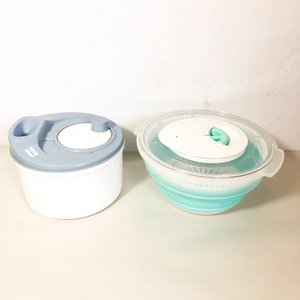 Dos Escurridores de Vegetales Plásticos - imagen 3