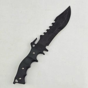Cuchillo Táctico Negro con Vaina Negra - imagen 1