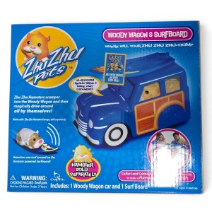 Lote Zhu Zhu Pets Hámster Robótico "Yo Yo" con Accesorios: Rueda, Auto y Casa - imagen 3