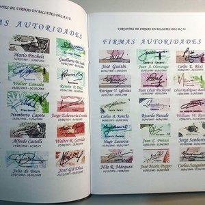 Catálogo de Billetes del Banco Central del Uruguay 1967-2008: Variantes de Firmas por Ramón Rodríguez Hernández - imagen 4