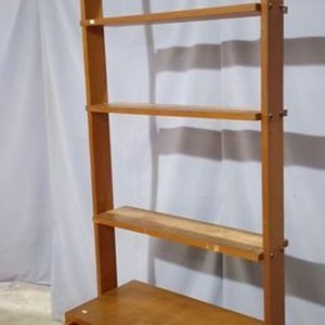 Biblioteca Estantería Madera con 2 Cajones y 4 Estantes - imagen 3
