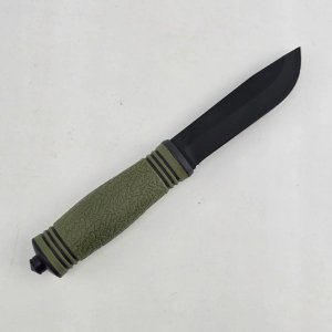 Cuchillo Táctico Negro con Vaina Verde - imagen 3