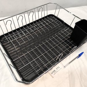 Escurridor Cromado con Bandeja Plástica Negra, Nuevo - imagen 3