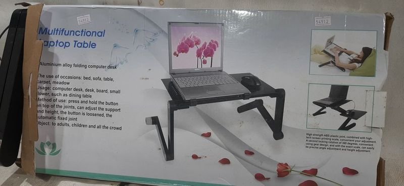 Mesa de Computadora de Cama con Ventilación USB - imagen 3