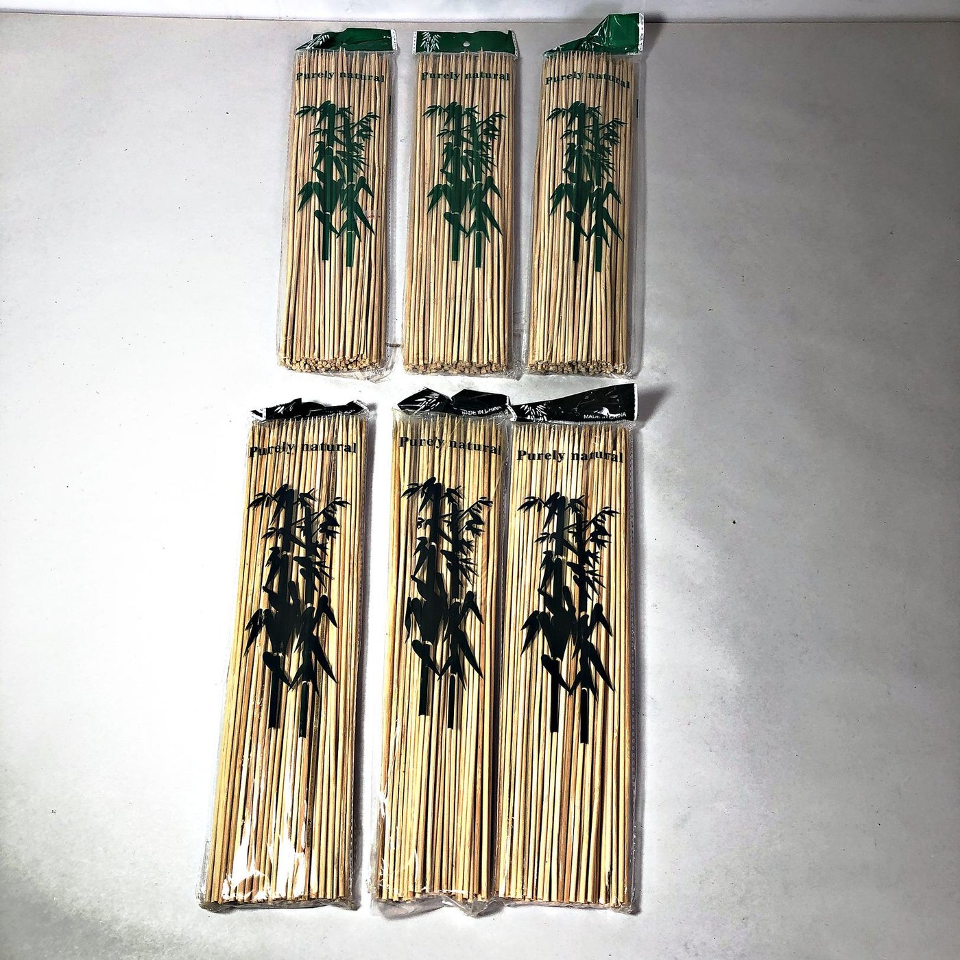 1800 Palitos para Brochette de Bambú Natural