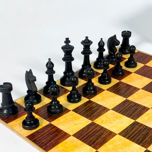 Ajedrez de Madera con Tablero de Cartón - 29 Fichas - imagen 2