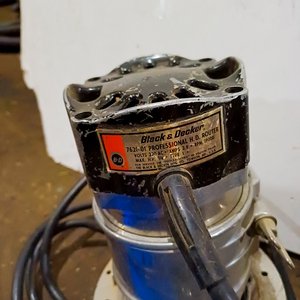 Trompo Fresadora Black & Decker Profesional H.D. Router - imagen 3
