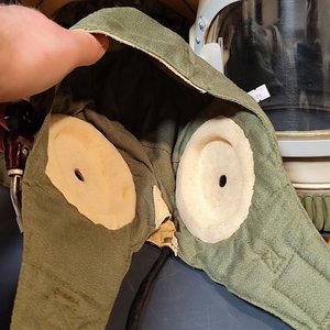 Casco Soviético Presurizado GSH-6 para Vuelos Estratosféricos con Contenedor Original - imagen 13