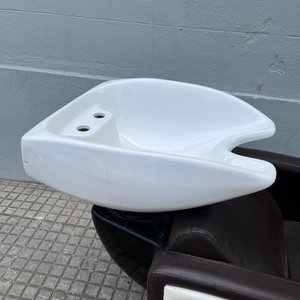 Sillón Lavatorio para Peluquería con Pileta de Loza Blanca - imagen 5
