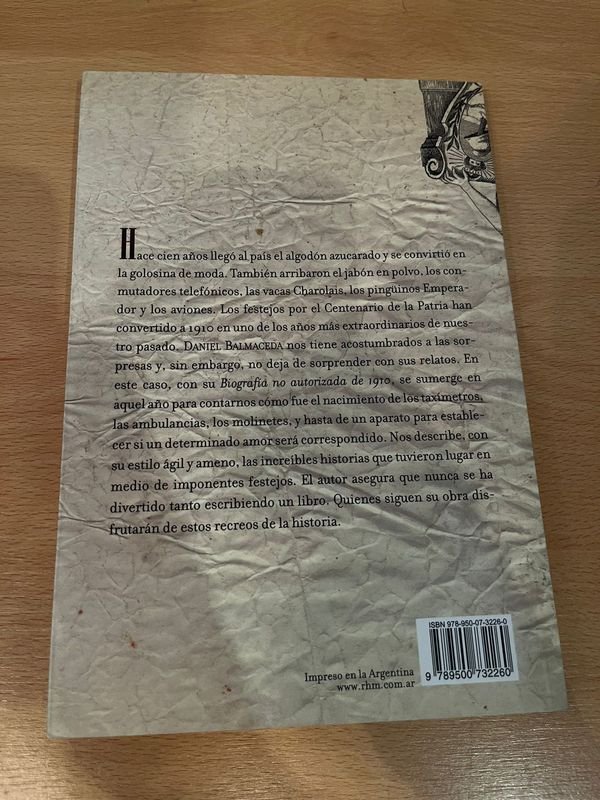Libro biografía de D. Balmaceda de 1910 - imagen 2