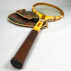 Raqueta de Bádminton SANZ Vintage con Estuche Tartán - imagen 4