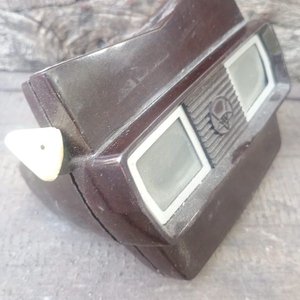 Visor Estereoscópico View-Master Sawyer's Marrón Baquelita Vintage - imagen 3