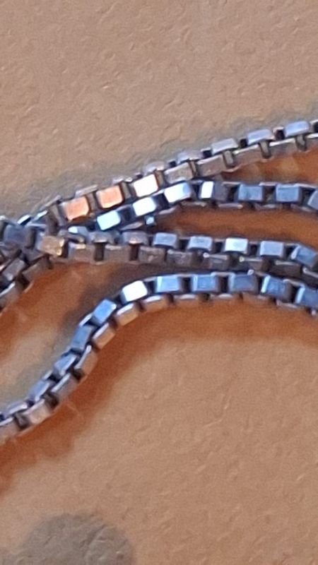 Cadena de plata con dije delfín - imagen 2