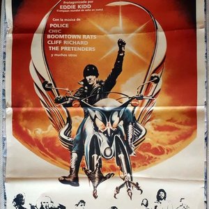 Lote siguiente: Afiche de Cine "Saltando Alto" (Riding High) - Eddie Kidd - 1981
