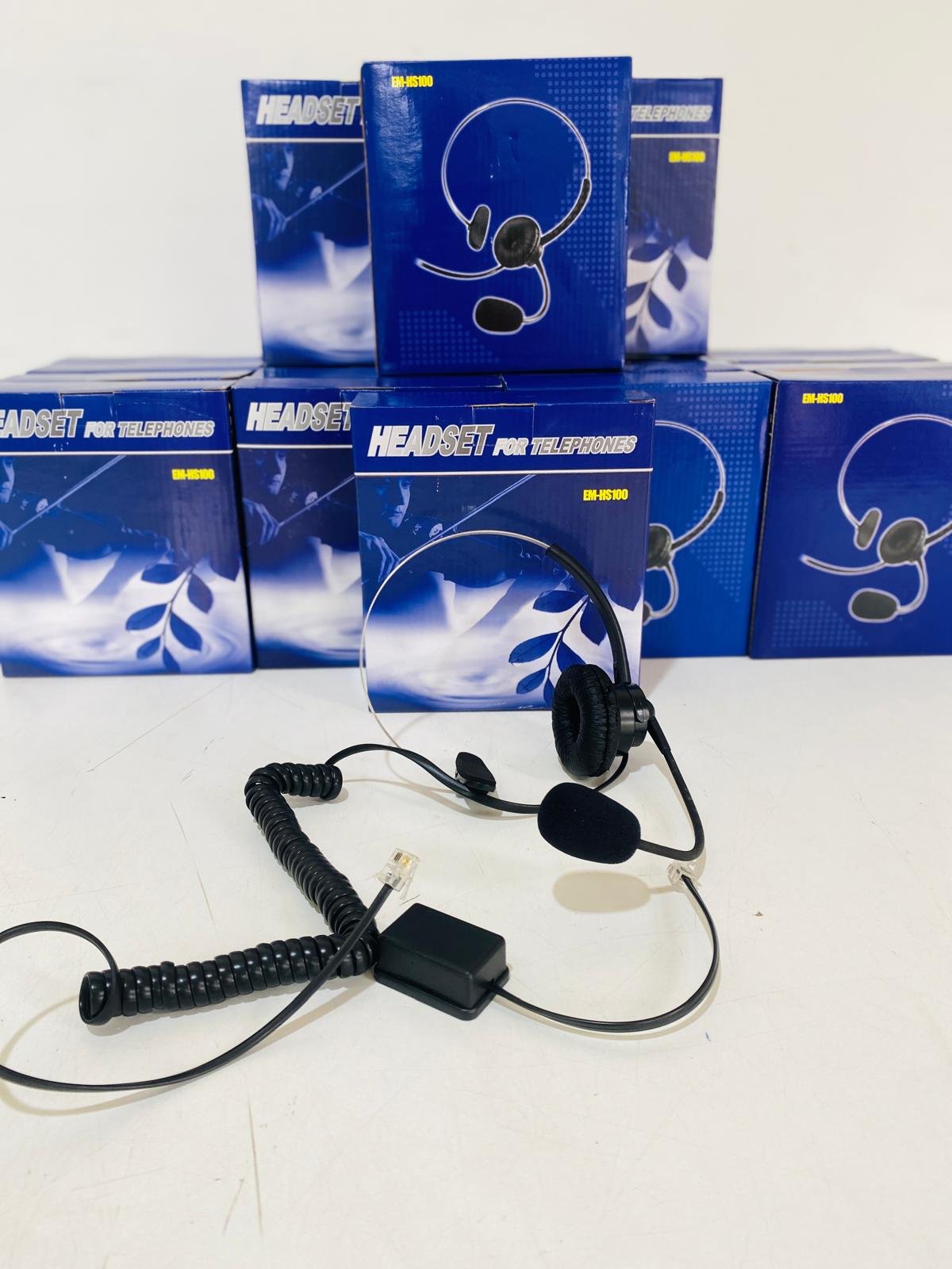 Item lote-x20-auriculares-para-telefono-de-linea-con-adaptador-6 - Image 0