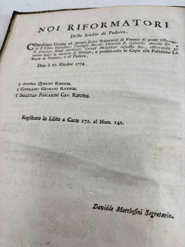 Tres libros antiguos sobre Teología del año 1776 - imagen 3