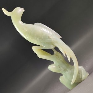 Figura de Ave en Jade, 27cm de Alto - imagen 7
