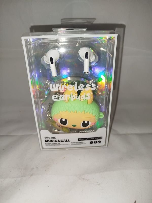 Auriculares inalambricos Labubu y otros personajes K-15 - imagen 3