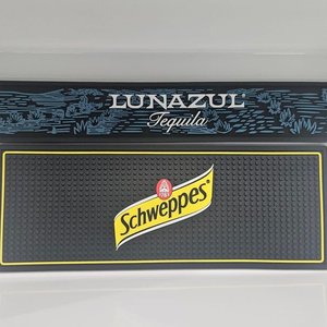 Dos Salvamanteles Publicitarios Schweppes y Lunazul Tequila - imagen 3