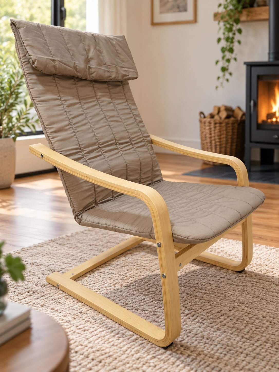 Sillón Flex de Madera Gomer con Funda Lavable