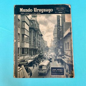 Lote siguiente: Revista Mundo Uruguayo - Noviembre 1953 - Edición Especial Calle Sarandí