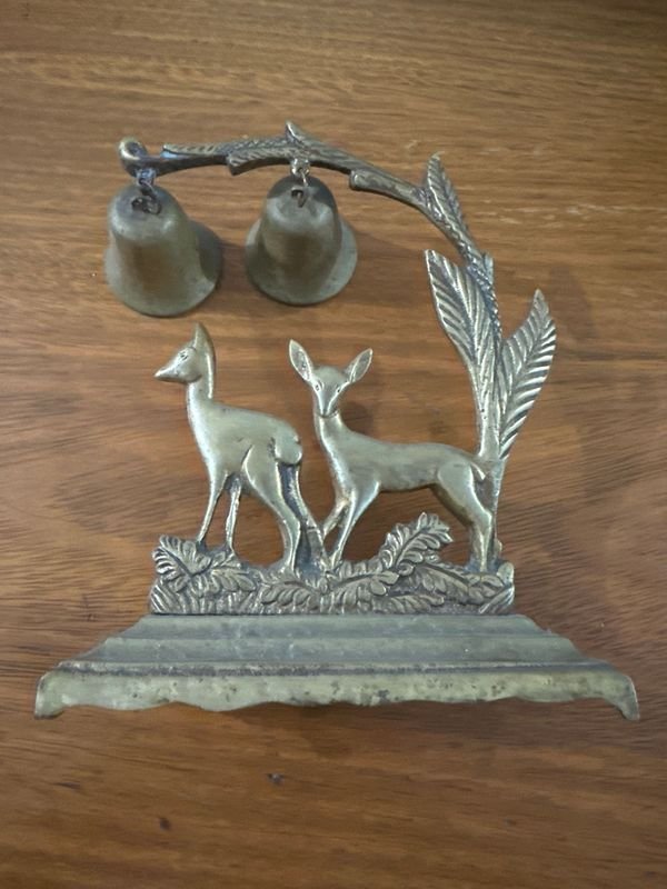 Campanitas de Bronce con Imagen de Venados - imagen 2