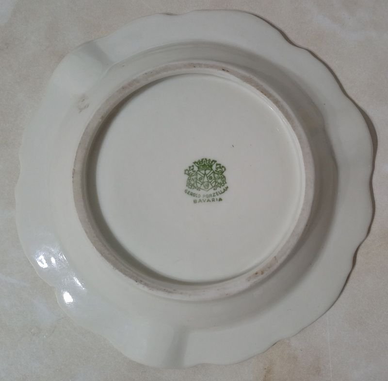 Cenicero de Porcelana ALEMANA; Gerold Bavaria. Sellado - Detalles y características - imagen 3